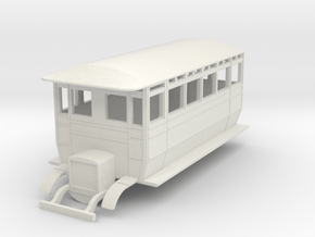 o-76-kesr-shefflex-railcar in White Natural Versatile Plastic