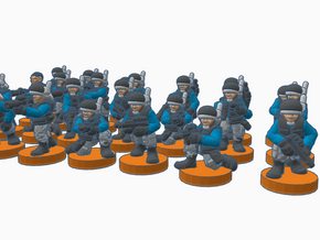 Secessionists Fleet Troopers in Tan Fine Detail Plastic