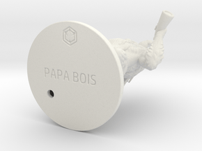 PAPA_BOIS_87.44mm in White Natural Versatile Plastic
