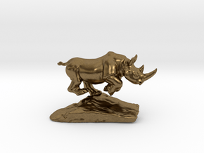 Rhino  in Natural Bronze