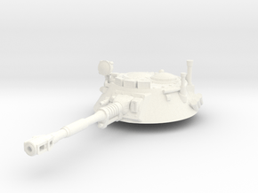 28mm Kimera Amphibious tank turret in White Processed Versatile Plastic