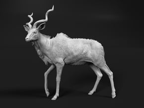 Greater Kudu 1:76 Walking Male in Tan Fine Detail Plastic