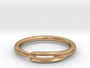 Closed Needle Ring in Polished Bronze: 5 / 49