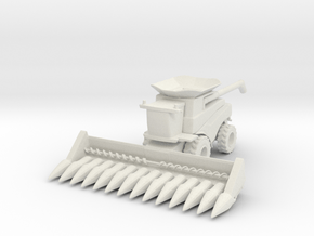 J.D. T Combine Harvester 1/120 in White Natural Versatile Plastic