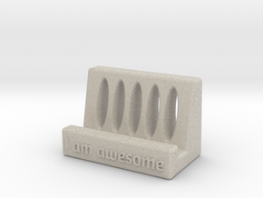 IPhone Stand in Natural Sandstone