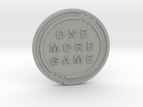One More Game Decision Coin in Aluminum