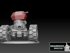 Panzer Buggy Turret Gun in White Natural Versatile Plastic