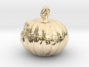 Spooky Pumpkin Earring in 14K Yellow Gold