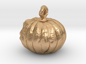 Spooky Pumpkin Earring in Natural Bronze
