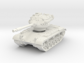 M47 Patton (W. Germany)  1/100 in White Natural Versatile Plastic