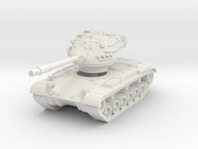 M47 Patton (W. Germany)  1/72 in White Natural Versatile Plastic
