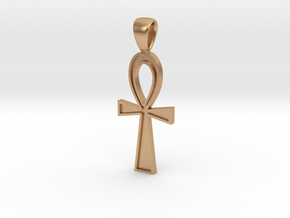 Ankh 5cm in Natural Bronze
