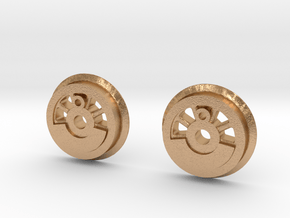 9spoke_wheel_φ5.4_balance_weight_1 in Natural Bronze