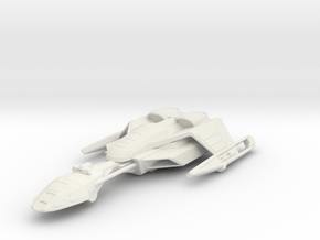 Klingon Vo' Quv Class Carrier v2 in White Natural Versatile Plastic