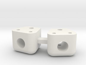 V2 Toyzuki Body Mount for 10.2 Posts (2 each) in White Natural Versatile Plastic