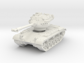 M47 Patton late (W. Germany) 1/87 in White Natural Versatile Plastic