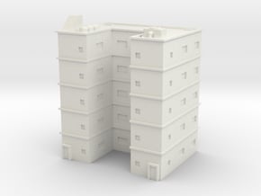 Residential Building 01 1/144 in White Natural Versatile Plastic