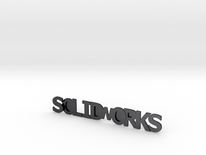 Solidworks in Polished and Bronzed Black Steel