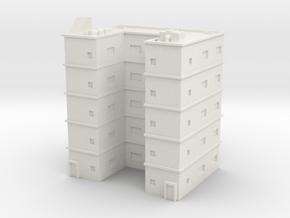 Residential Building 01 1/160 in White Natural Versatile Plastic