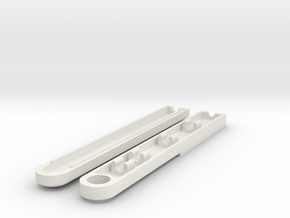 PZM Arm 3in v1.1 in White Natural Versatile Plastic