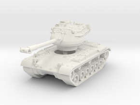 M47 Patton late 1/100 in White Natural Versatile Plastic