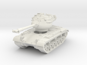 M47 Patton late 1/76 in White Natural Versatile Plastic