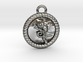 Rope-Seil-Chameleon-4l in Polished Silver
