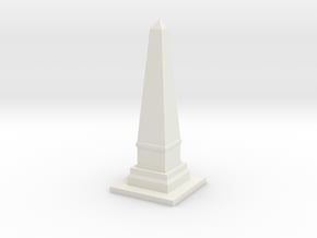 Obelisk Monument 1/48 in White Natural Versatile Plastic