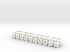 Box Mag X20 in White Processed Versatile Plastic