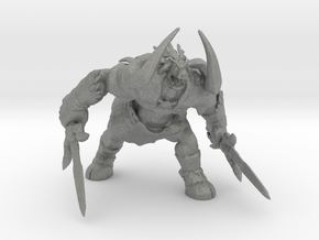 Ganon monster 80mm miniature fantasy games model in Gray PA12