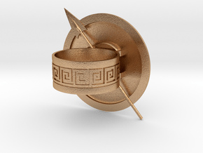 Spartan Soldier Ring in Natural Bronze: 10 / 61.5