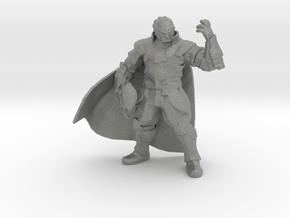 Ganondorf 41mm miniature fantasy games and rpg in Gray PA12