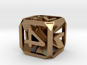 Expanding Dice in Natural Brass