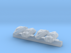 NX Enterprise Shuttlepod x4  1/350 scale in Tan Fine Detail Plastic