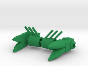 Galactic Grasshopper Legs in Green Processed Versatile Plastic