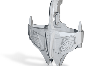 Romulan D'talla Class Warbird in Tan Fine Detail Plastic