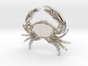 Creator Pendant crab in Platinum