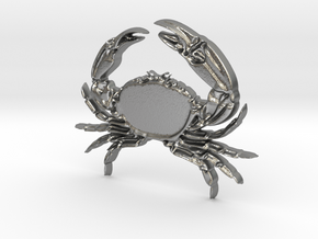 Creator Pendant crab in Natural Silver