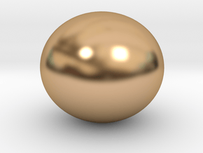 Baroque pearl in Polished Bronze