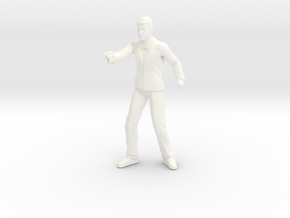 James Bond 007 - Roger Moore in White Processed Versatile Plastic