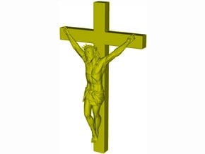 1/35 scale Jesus Christ crucified - WITH cross in Tan Fine Detail Plastic