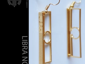 Libra No.1 in 14k Gold Plated Brass