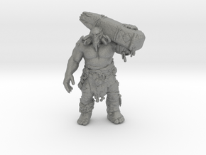 GOW Fire Troll 62mm miniature monster fantasy dnd in Gray PA12