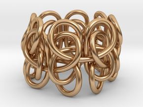 Pastafarian Knot in Polished Bronze