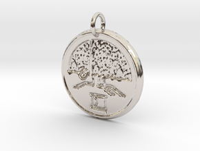 Riven Pendant Set - Scarab (2 of 5) in Rhodium Plated Brass