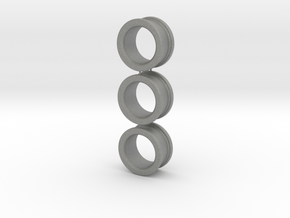 03x Size 2 Finger-Rings (medium) in Gray PA12