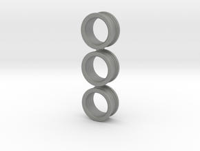 03x Size 3 Finger-Rings (large) in Gray PA12