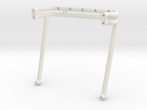 USA-1 1970 Chevy roll-bar (0415US body) in White Natural Versatile Plastic