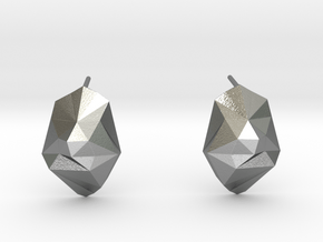 iceberg earrings in Natural Silver