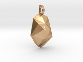 iceberg pendant in Polished Bronze